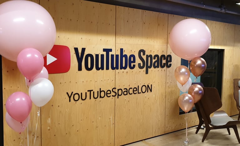YouTube balloons