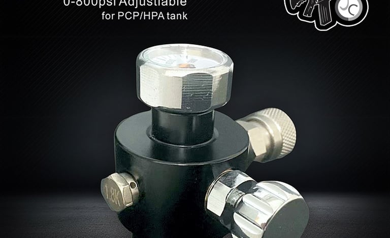 AIR REGULATOR PRESSURE GAUGE 0-800 PSI