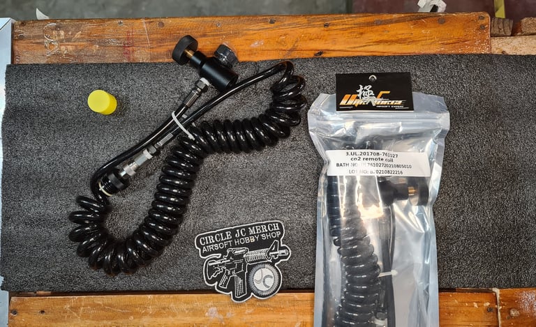 Heavy Duty Coiled Remote with QD Adaptor