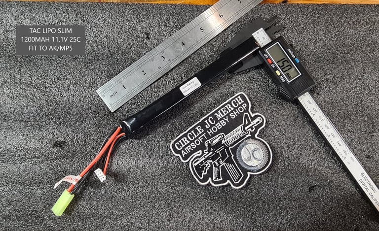 TAC LIPO SLIM 1200MAH 11.1V 25C