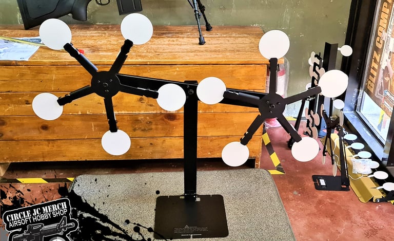 DOUBLE TEXAS STAR METAL TARGETS