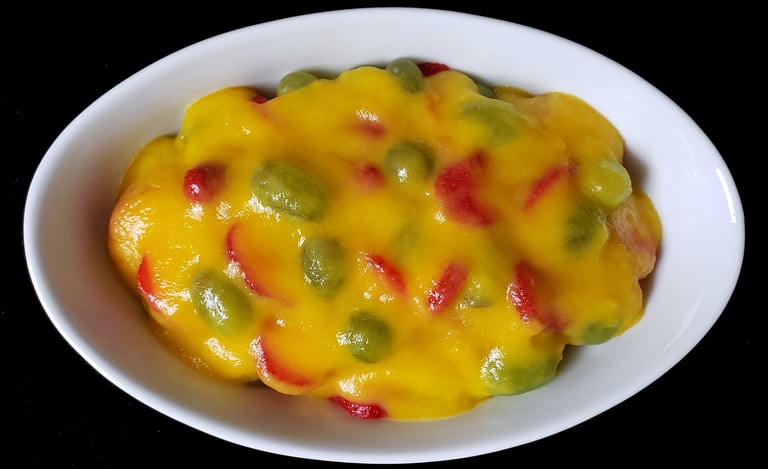 Mango Fruit Bowl with Grapes & Strawberries