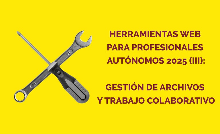 Herramientas web para profesionales autónomos 2025