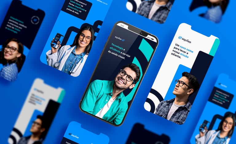 Aquilae B2B Healthtech brand identity design project — Aguila Studio