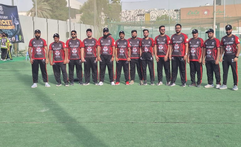 Corporate cricket event, Sharjah cricket club