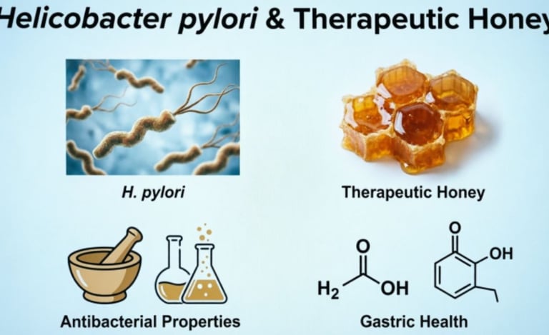 🍯 🎯 Helicobacter pylori  Therapeutic Honeys photos
