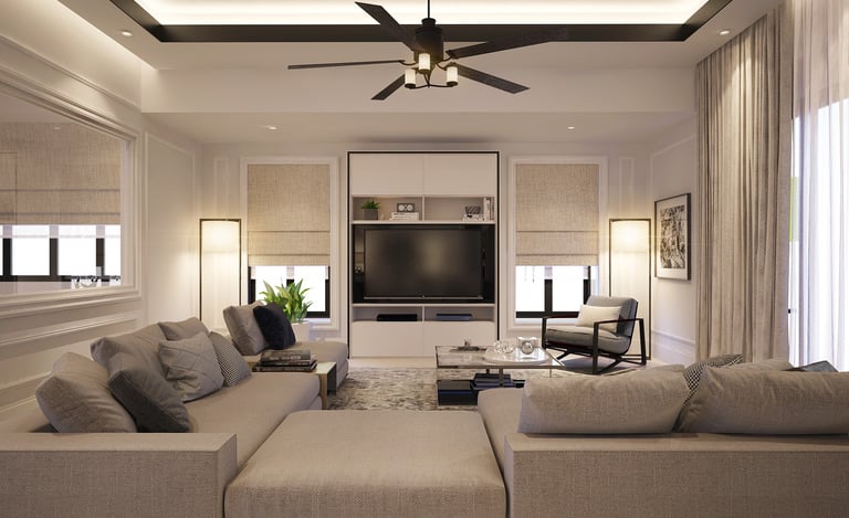 bungalow living area