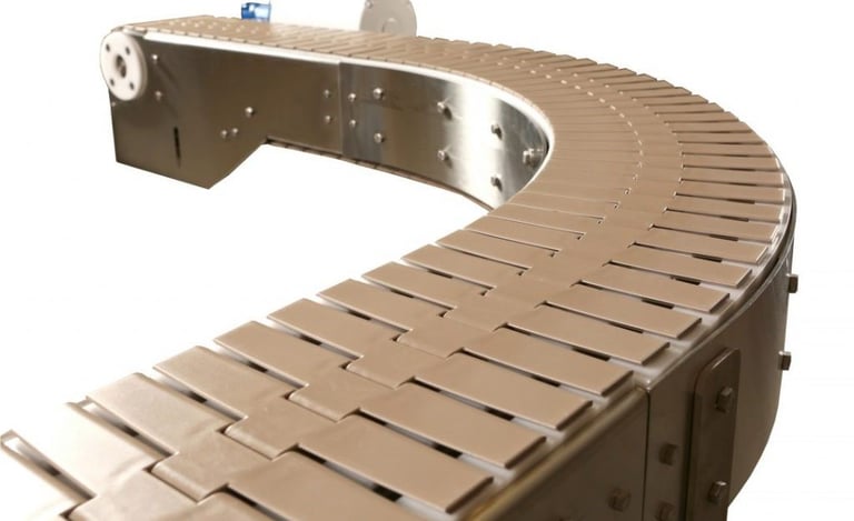 Stainless steel chain conveyor