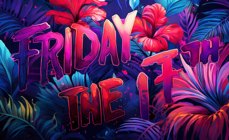 Arte criativa sobre superstições e branding - Friday the 13th WildMinds