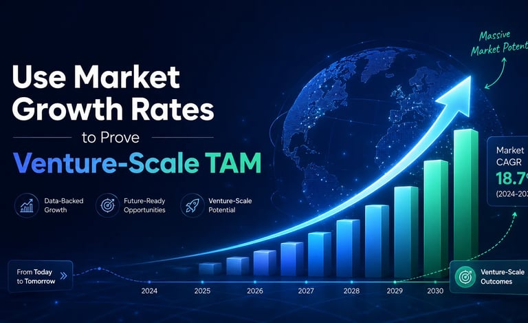 Use Market Growth Rates to Prove Venture-Scale TAM