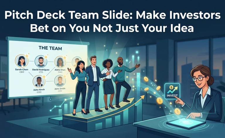 Pitch Deck Team Slide: Make Investors Bet on You Not Just Your Idea
