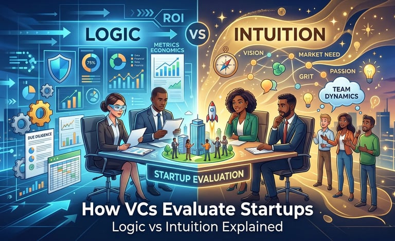 How VCs Evaluate Startups: Logic vs Intuition Explained