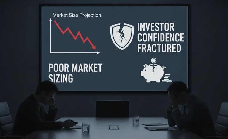 Why Poor Market Sizing Breaks Investor Confidence