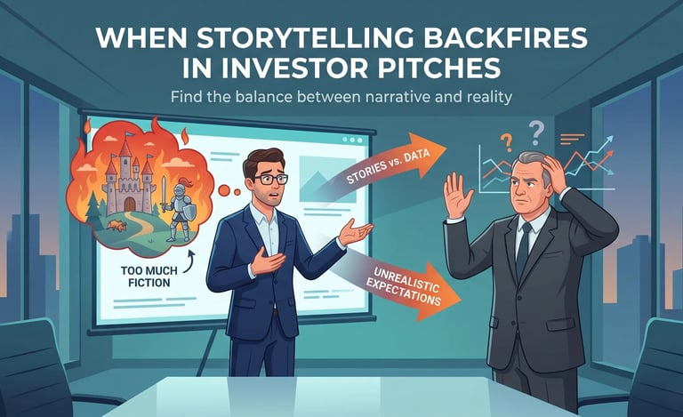 Why Storytelling Backfires in Investor Pitches