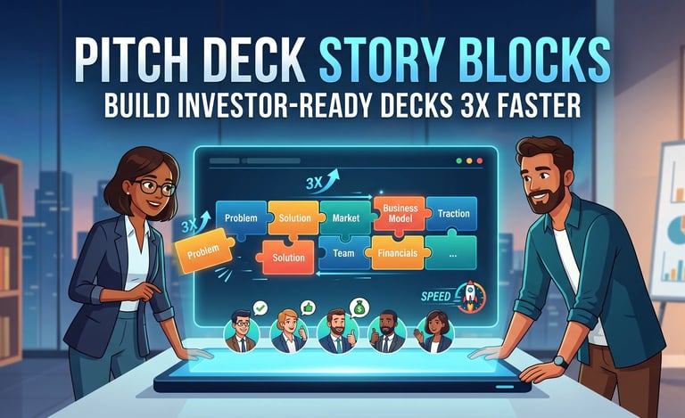 Pitch Deck Story Blocks: Build Investor-Ready Decks 3x Faster
