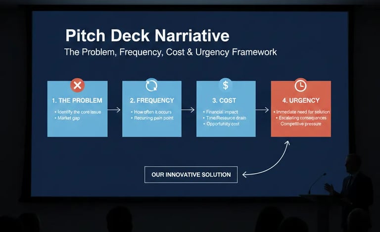 Pitch Deck Narrative: The Problem, Frequency, Cost & Urgency Framework