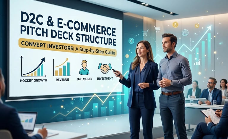 D2C & Ecommerce Pitch Deck Structure: Convert Investors