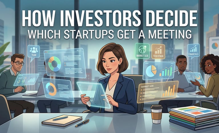 How Investors Decide Which Startups Get a Meeting