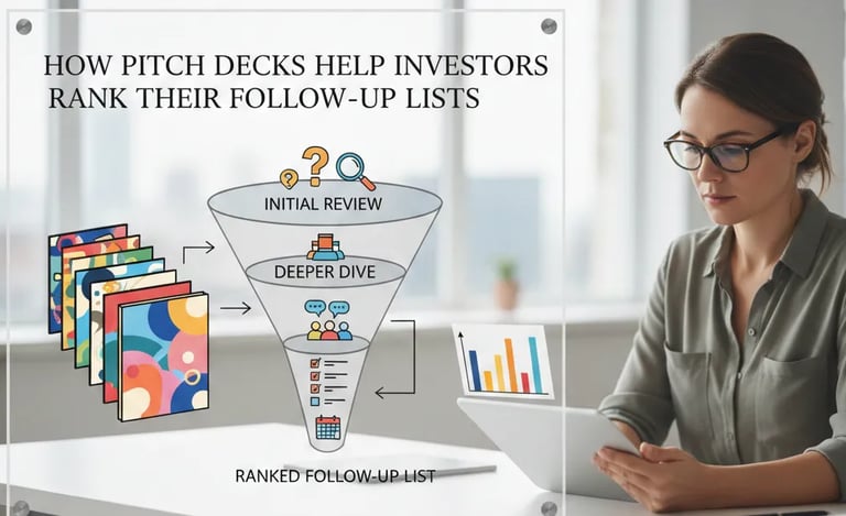 How Pitch Decks Help Investors Rank Their Follow-Up Lists