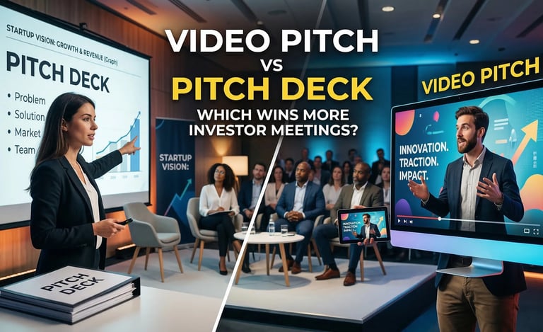Video Pitch vs Pitch Deck: Which Wins More Investor Meetings
