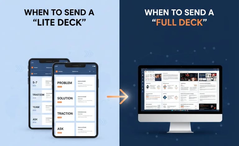 When to Send a Lite Deck vs. a Full Deck