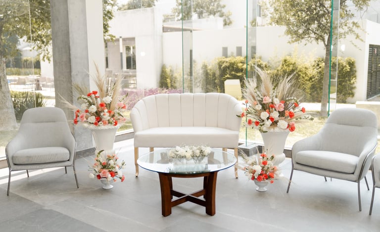 Decoración civil monterrey diseño floral Amor de Flores