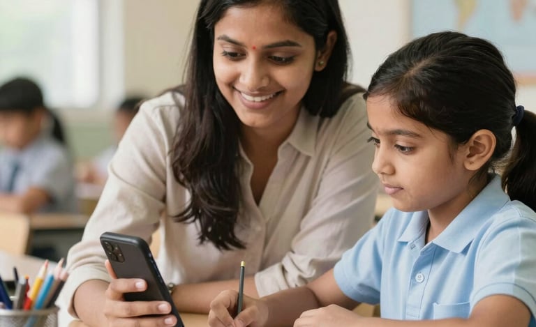 Students engaged in a robotics workshop using laptops and educational kits.
