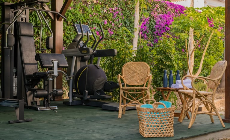 Outdoor garden gym