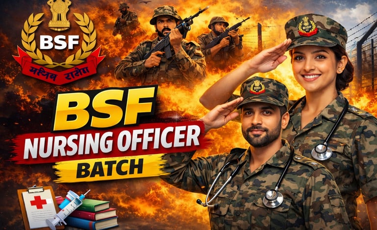 bsf nursing officer 2026