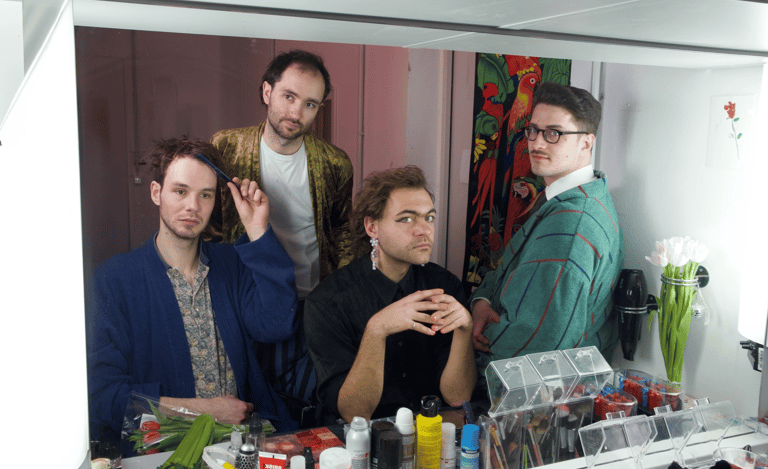 Bahnhof Motte, Bandfoto, Relax, Relaxat, Punk, Art