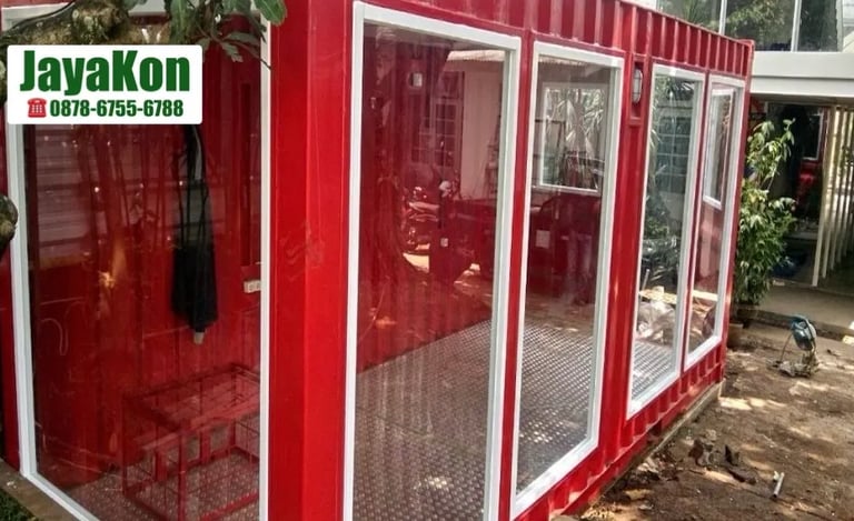 Kontainer Office Toilet Barbershop JayaKon Jaya Kontainer Indonesia
