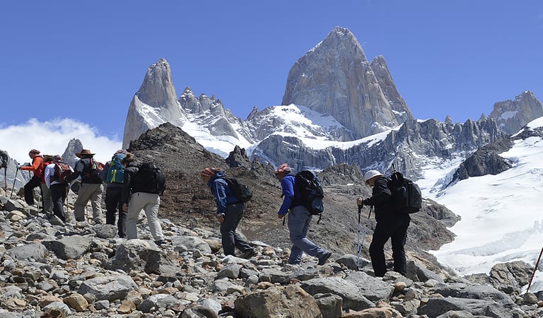 treckking glaciar