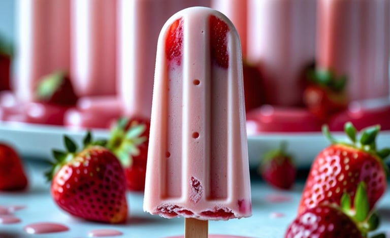 Strawberry Popsicle