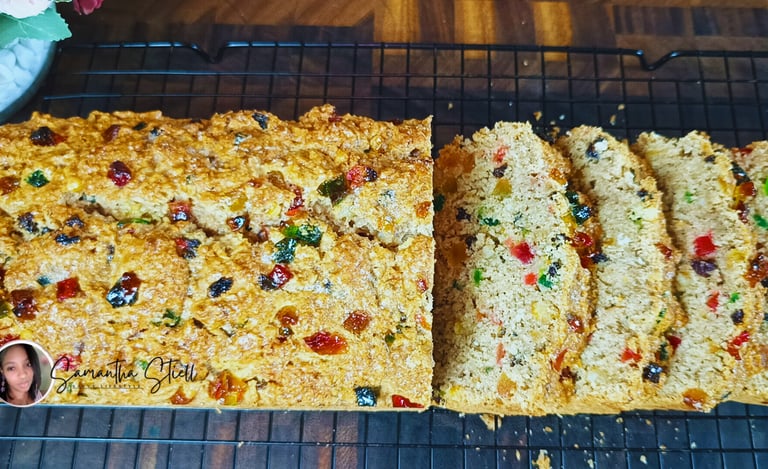 Eggless classic coconut sweetbread