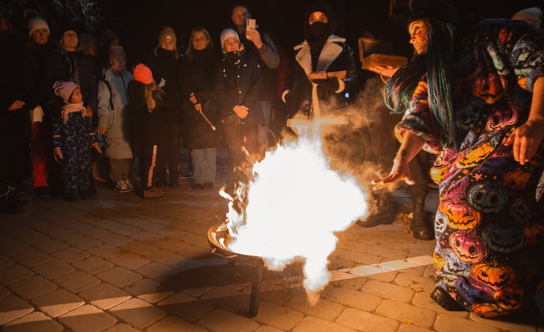 7jinn ugnies pasirodymai / ugnies šou vestuvėse / įmonių vakarėliuose ir miesto šventėse
