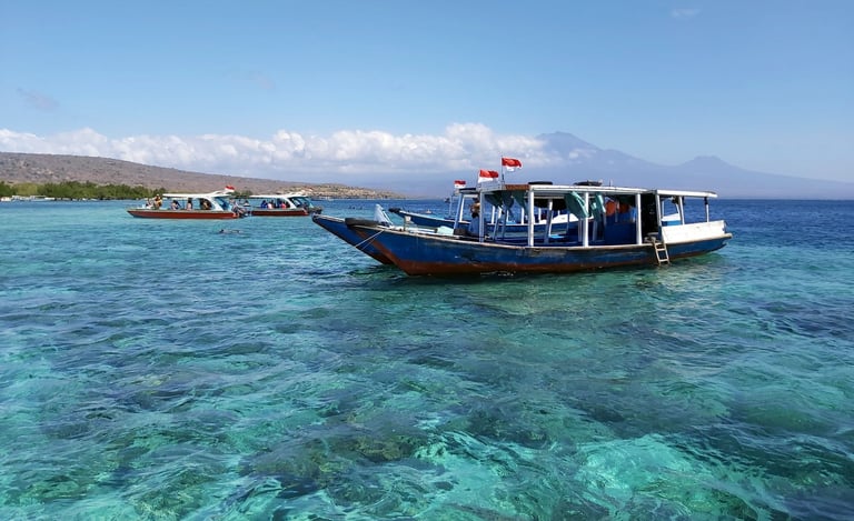 Boat to Menjangan Island