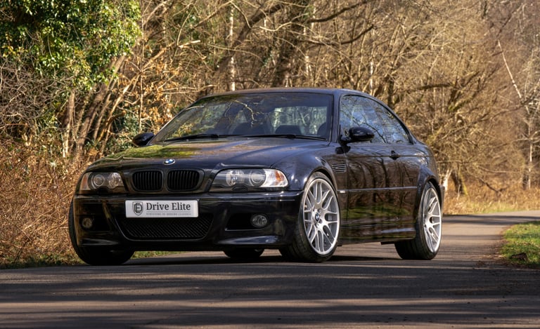 BMW M3 in the forest