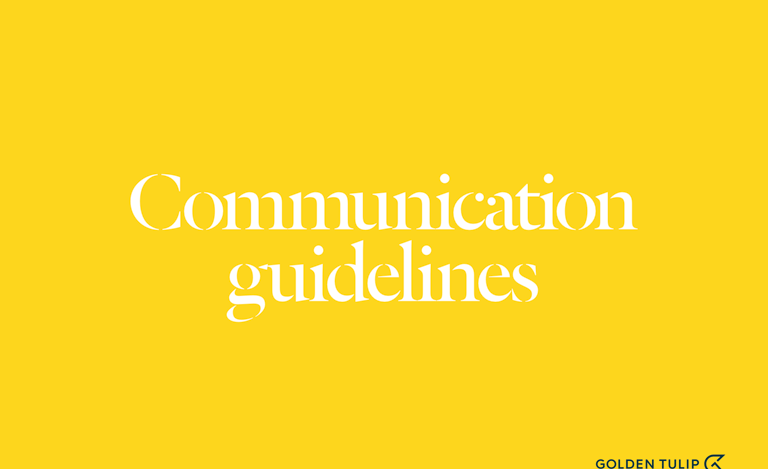 communication identity guideline