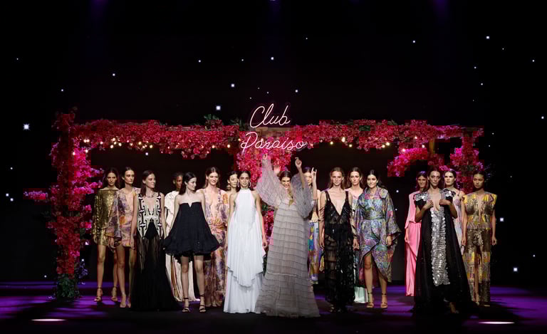 MBFWM - desfile de Odette Alvarez, paraiso