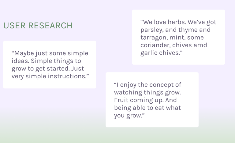 Sunny Patch - User Research