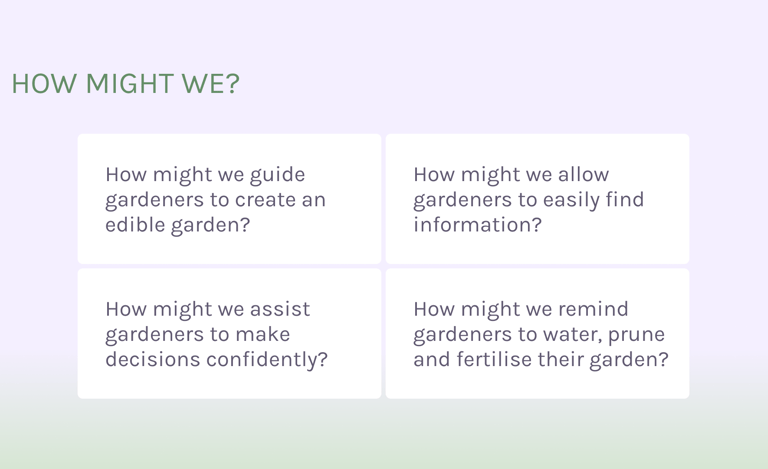 Sunny Patch - How Might We