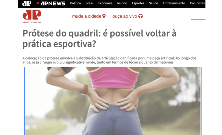 Materia dr thiago s busato jovem pan protese do quadril