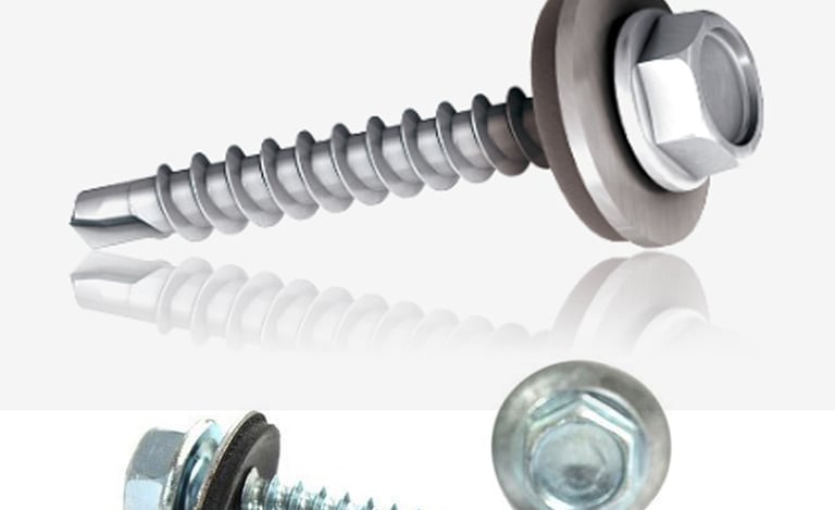 Self drilling waterproof screws 