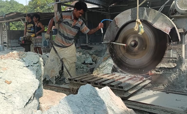 Bali stone factory