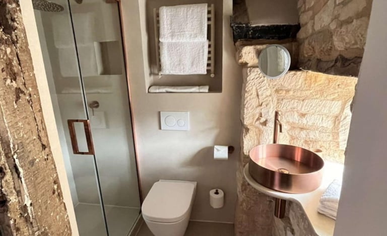 bathroom being renovated by pbp services in evesham