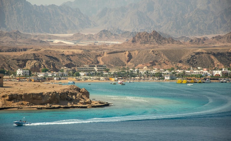 Barren Mountains in Seaside, Sharm El Sheikh, Egypt