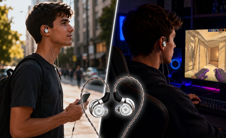 Fone TRN Conch, perfeito pra jogar e ouvir música