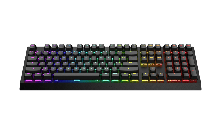 Teclado Wooting TWO HE com switches Hall Effect, teclado do Alanzoka