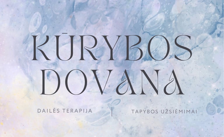 dailės terapija ir tapybos užsiėmimai kuponas