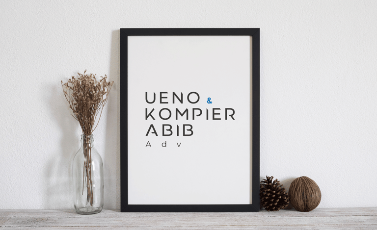 Projeto Ueno & Kompier Abib – Projeto de Identidade Visual feito pelo Estúdio Criativo Voluca